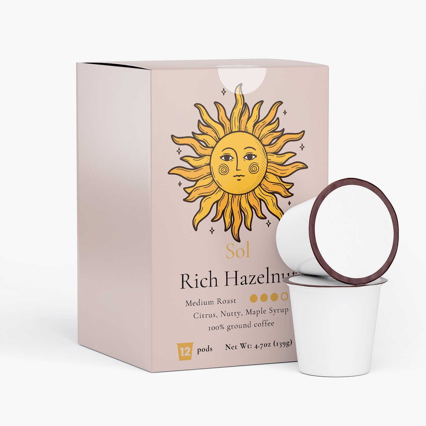 Rich Hazelnut Coffee Pods (Medium Roast)