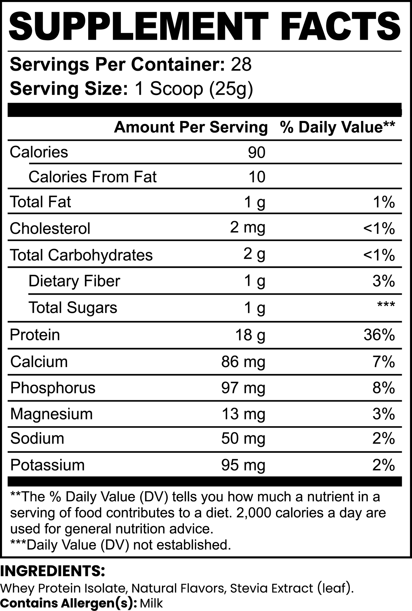 Sol 100% Whey Protein Isolate (Chocolate)