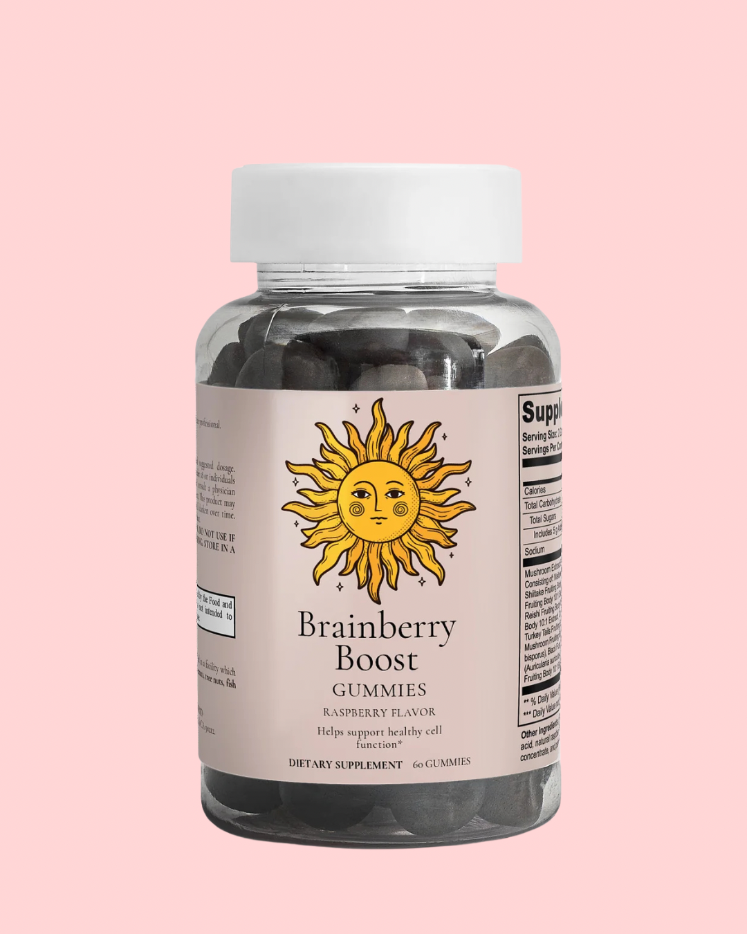 Sol Brainberry Boost (Mushroom Extract Complex Gummies)