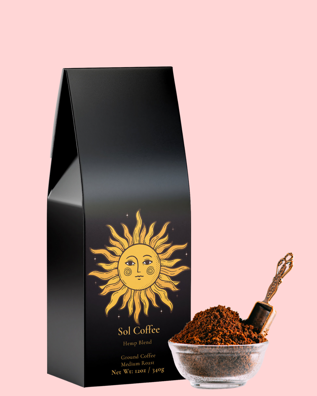 Sol Coffee Hemp Blend (Medium Roast)